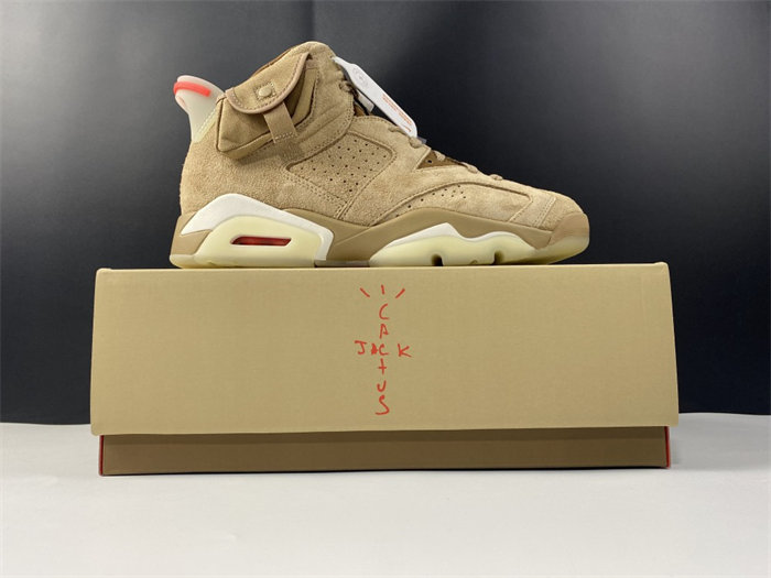 Jordan6 Travis Scott British Khaki DH0690-200