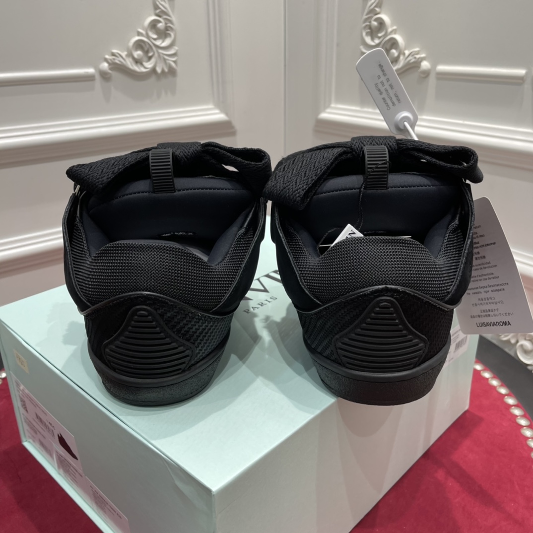 Lanvon Curb Sneaker All Black