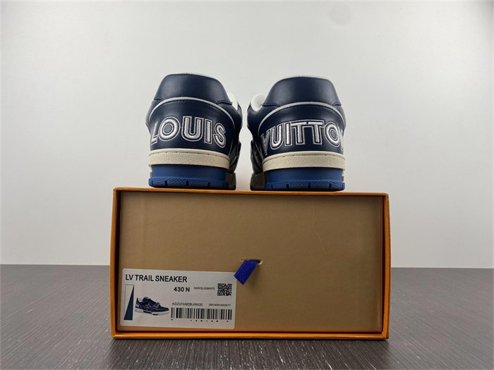 Luis Vitton Trainer Navy Mesh  1A9DEG