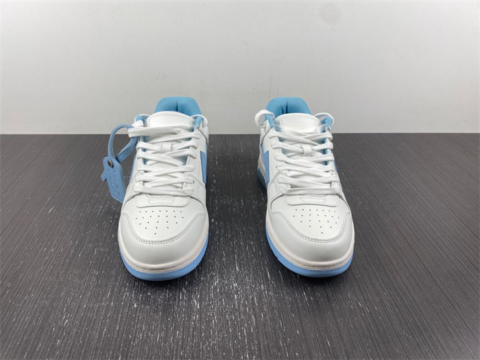 OFF-WHITE Out Of Office OOO 30 MM Low Tops White Light Blue OMIA189C99LEA0010145