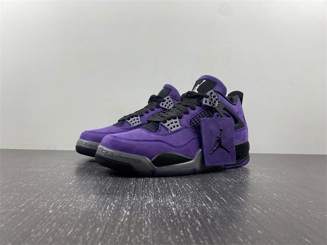 Jordan 4 RetroTravis Scott Purple 766296 LN4