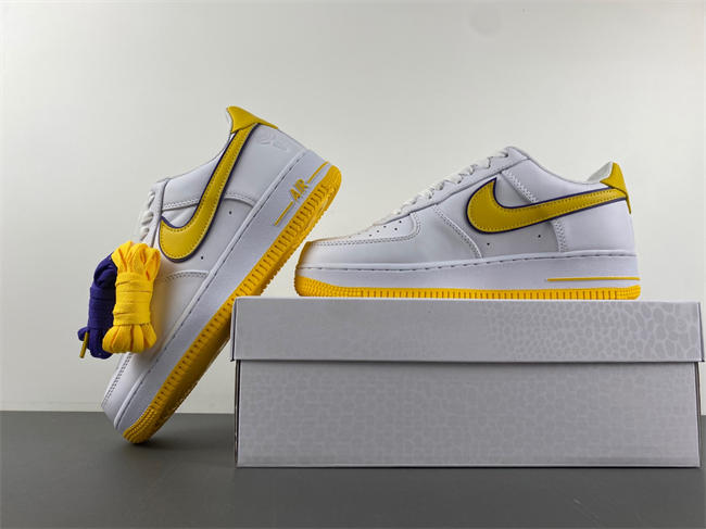 Nike Air Force 1 Low Retro QS Kobe Bryant Lakers Home FZ1151-100