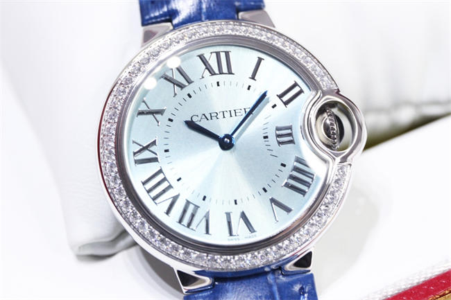 CARTIER 3K Blue Balloon 28mm Quartz 01