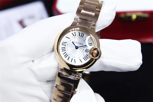 CARTIER 3K Blue Balloon 28mm Quartz 05